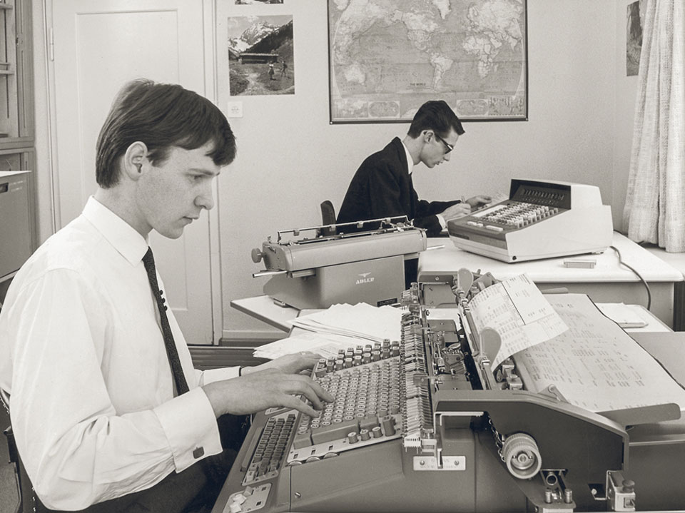 Arbeitsplatz 1965