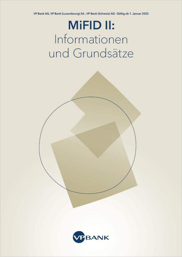 Brochure MiFID II: Information and Principles